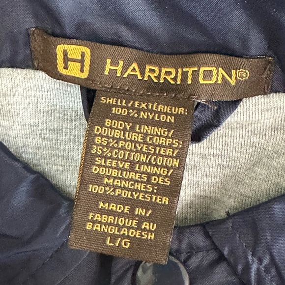 Navy Windbreaker “Papa Mac’s” Size L - Picture 2 of 5